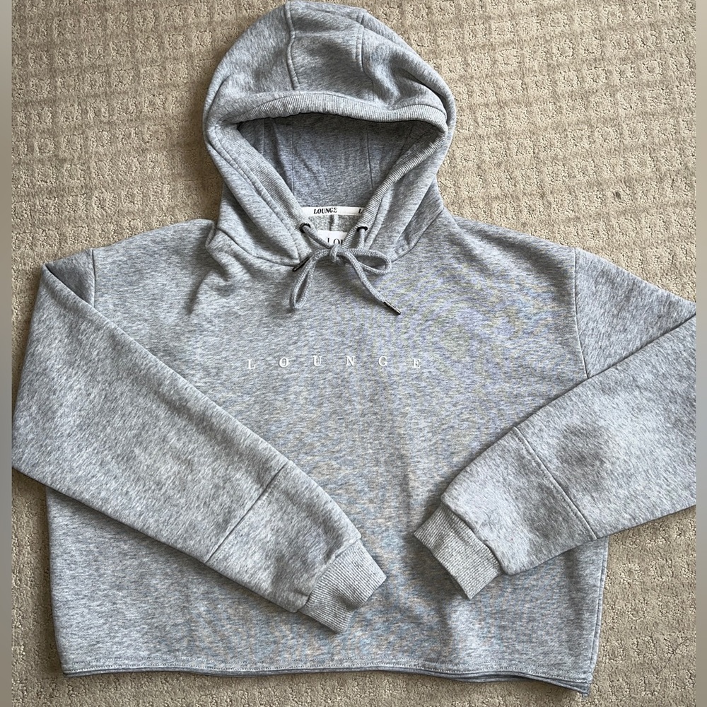 Lounge Apparel cropped hoodie